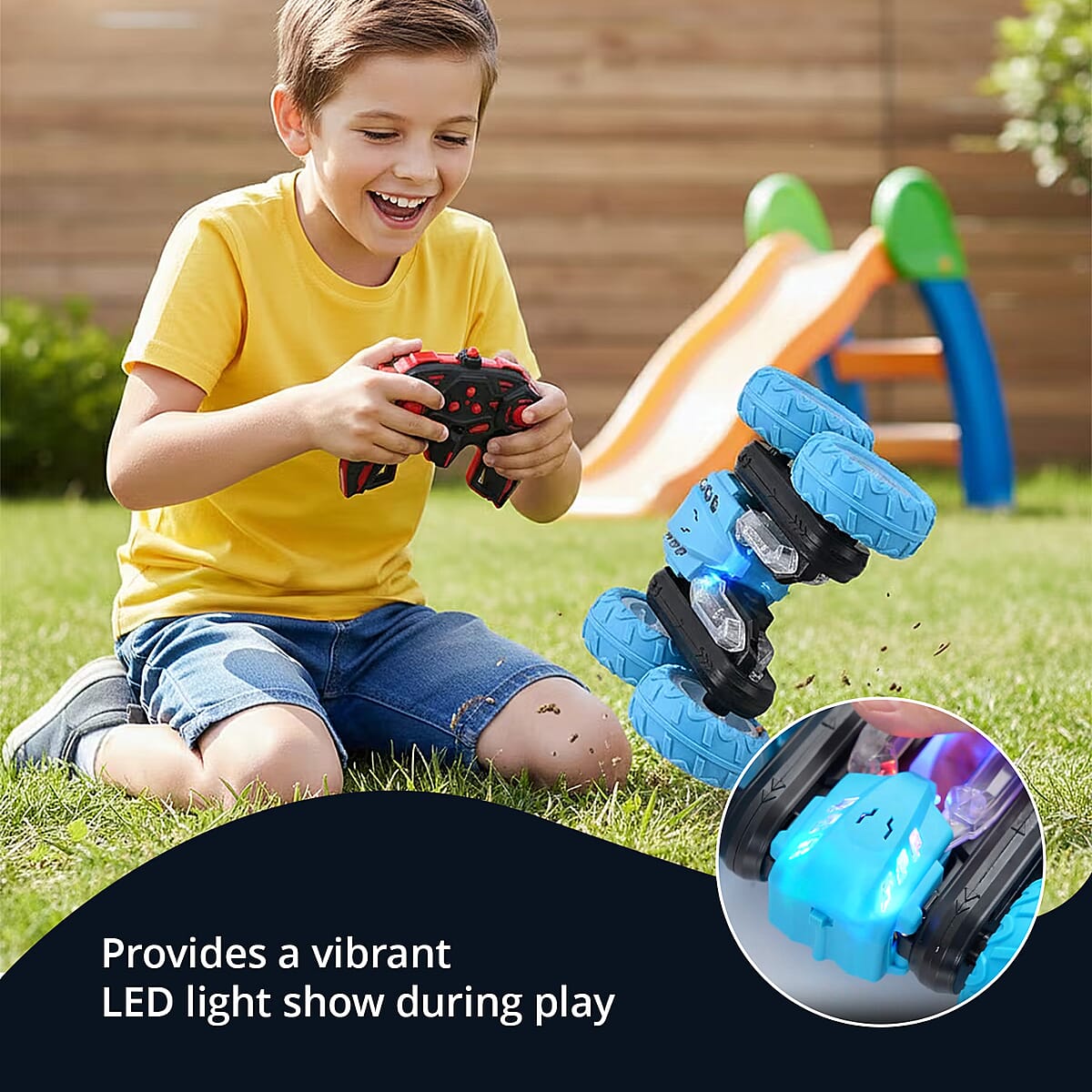 Livmore Blue Butterfly Remote Control Car Toy image number 3