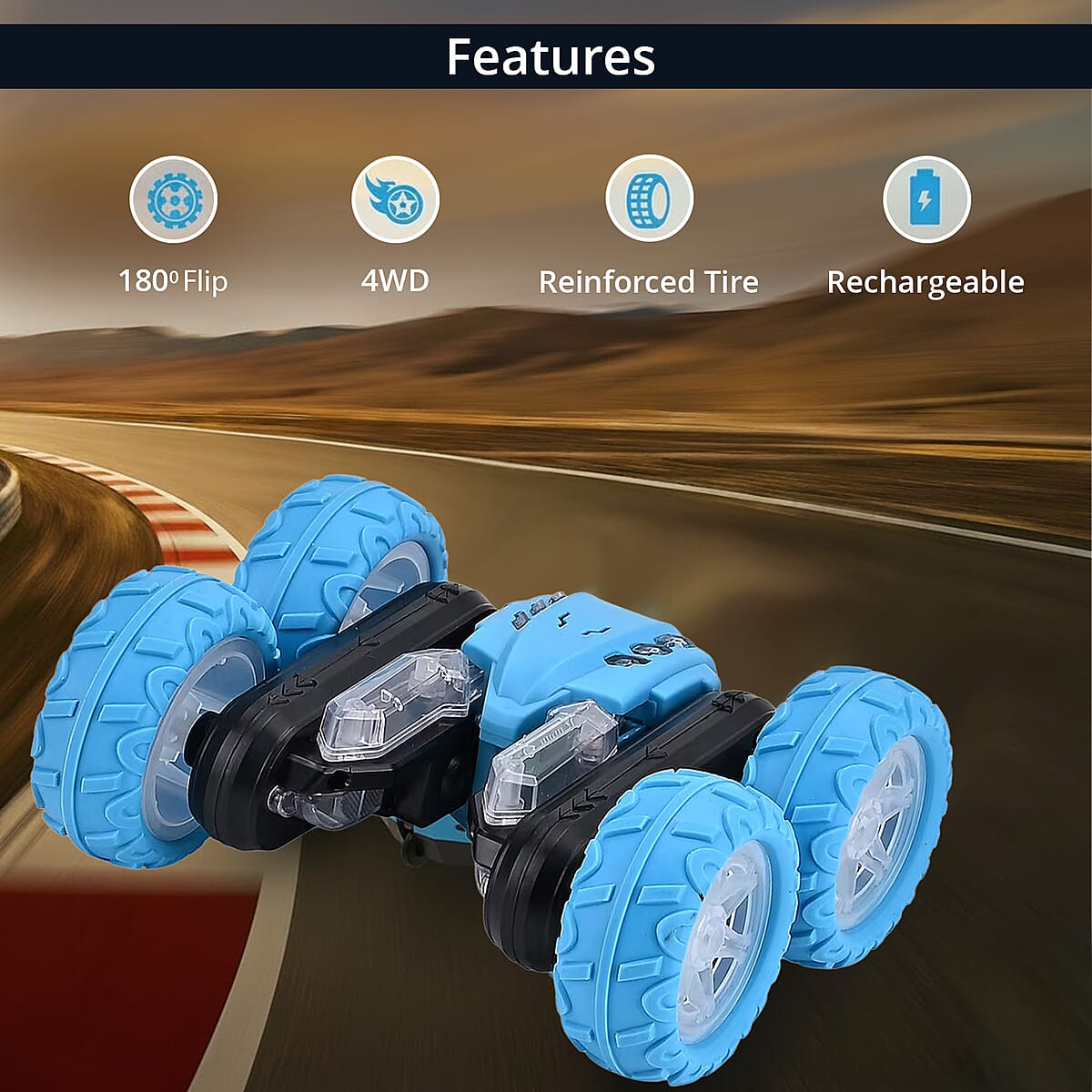 Livmore Blue Butterfly Remote Control Car Toy image number 4