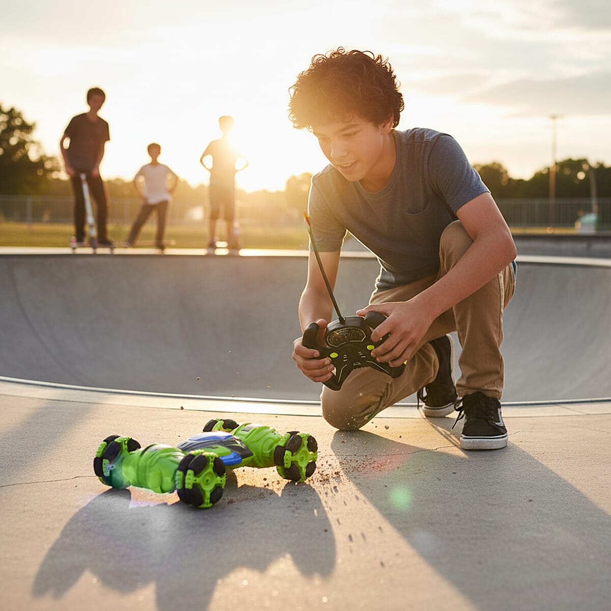 Livmore Green 40MHz Light Drift Double-Sided Vehicle Toy image number 1