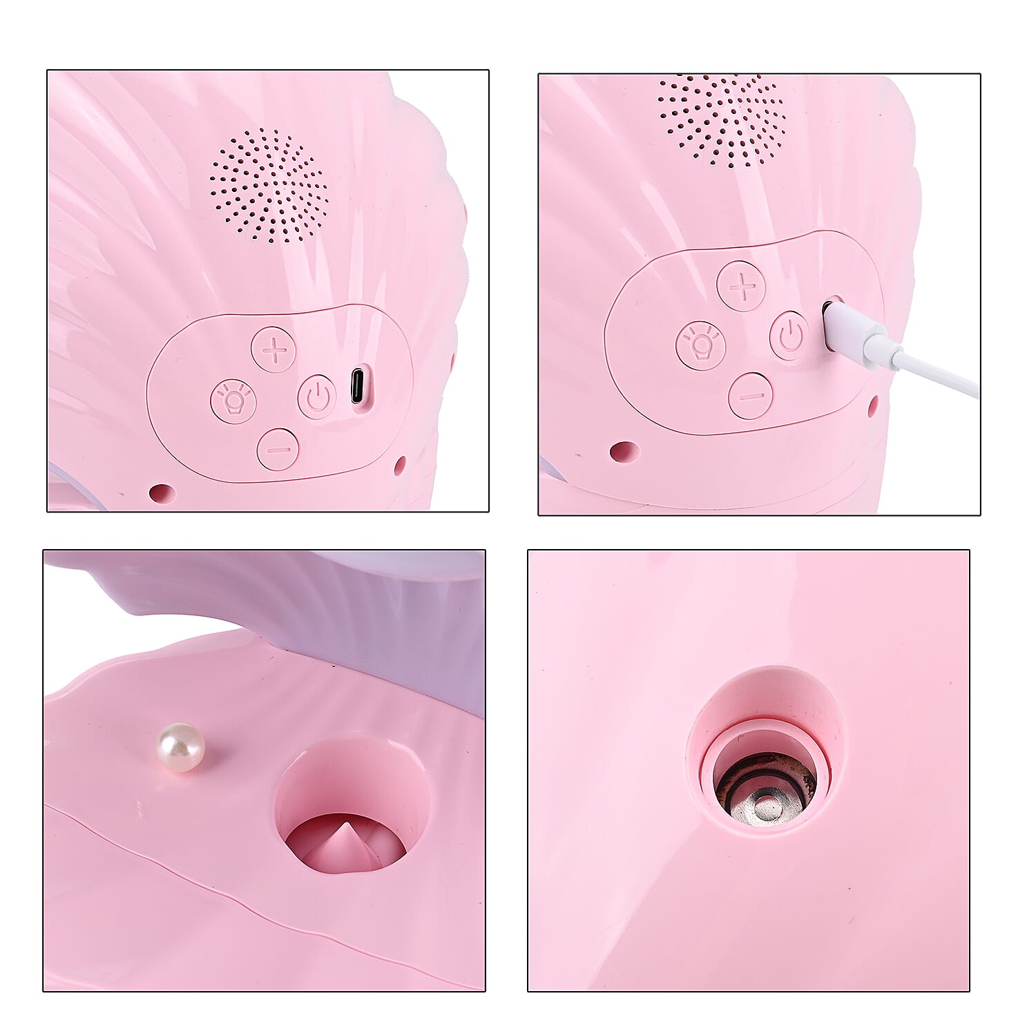 Livmore Shell Humidifier with 5 Essential Oils