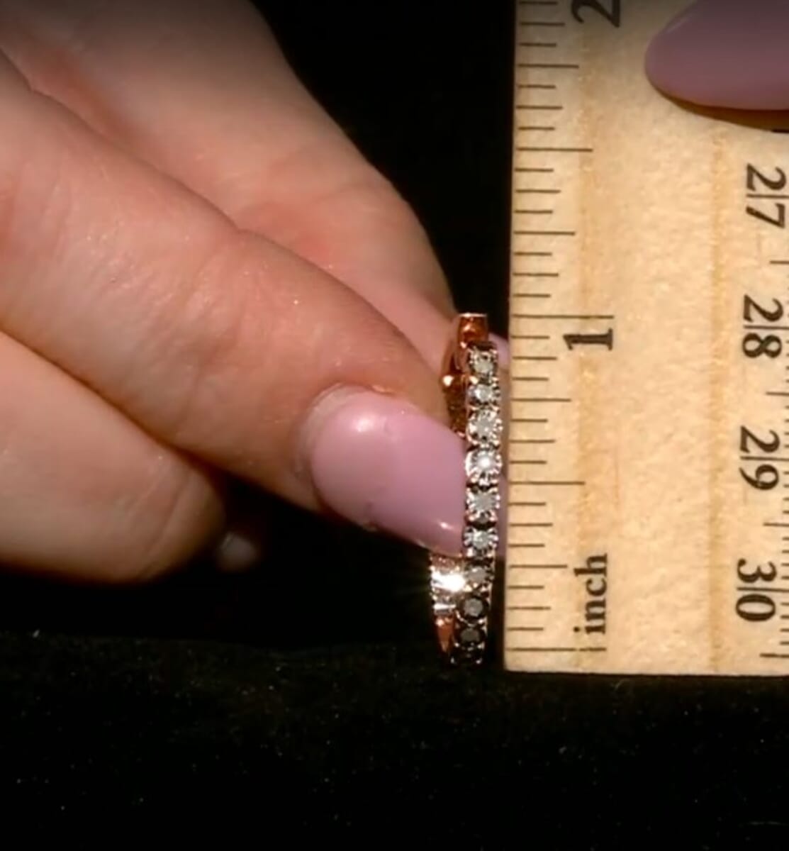 Diamond (I2) 0.25 ctw Earrings in 14K Rose Gold Over Sterling Silver image number 1