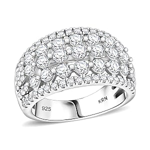 White Diamond 2.00 ctw Ring in Sterling Silver (Size 10.0)