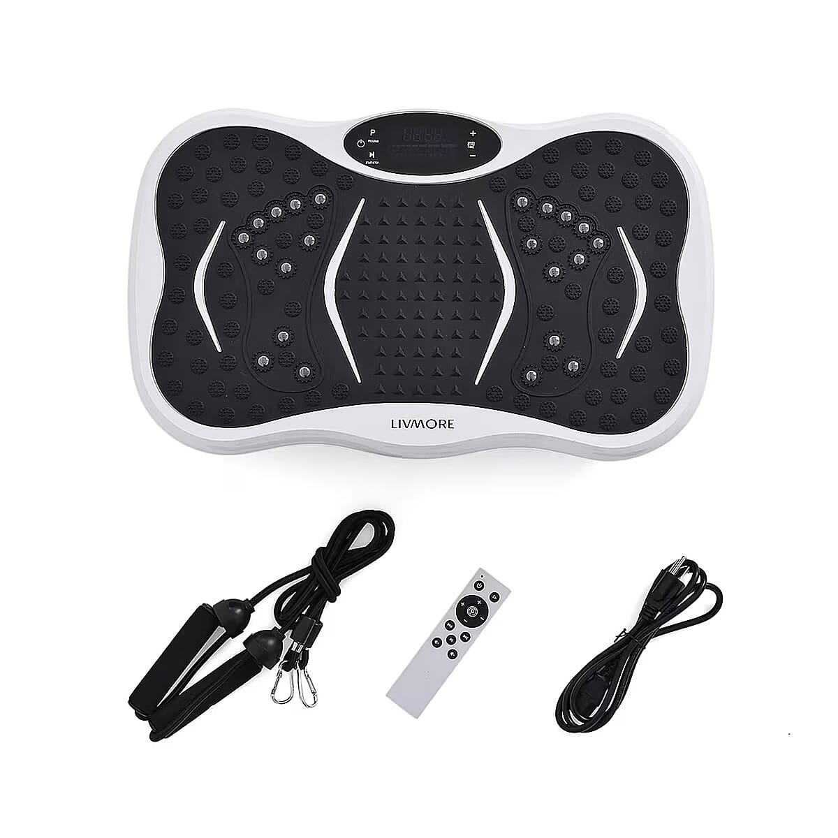 Doorbuster Livmore White Fitness Vibration Plate with Remote Control image number 0