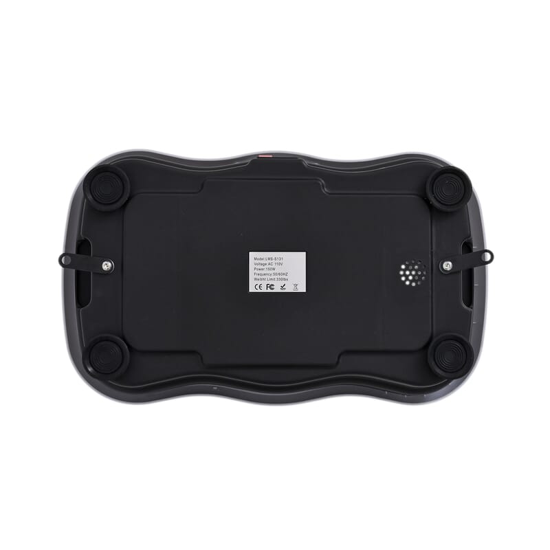 Livmore White Fitness Vibration Plate with Remote Control