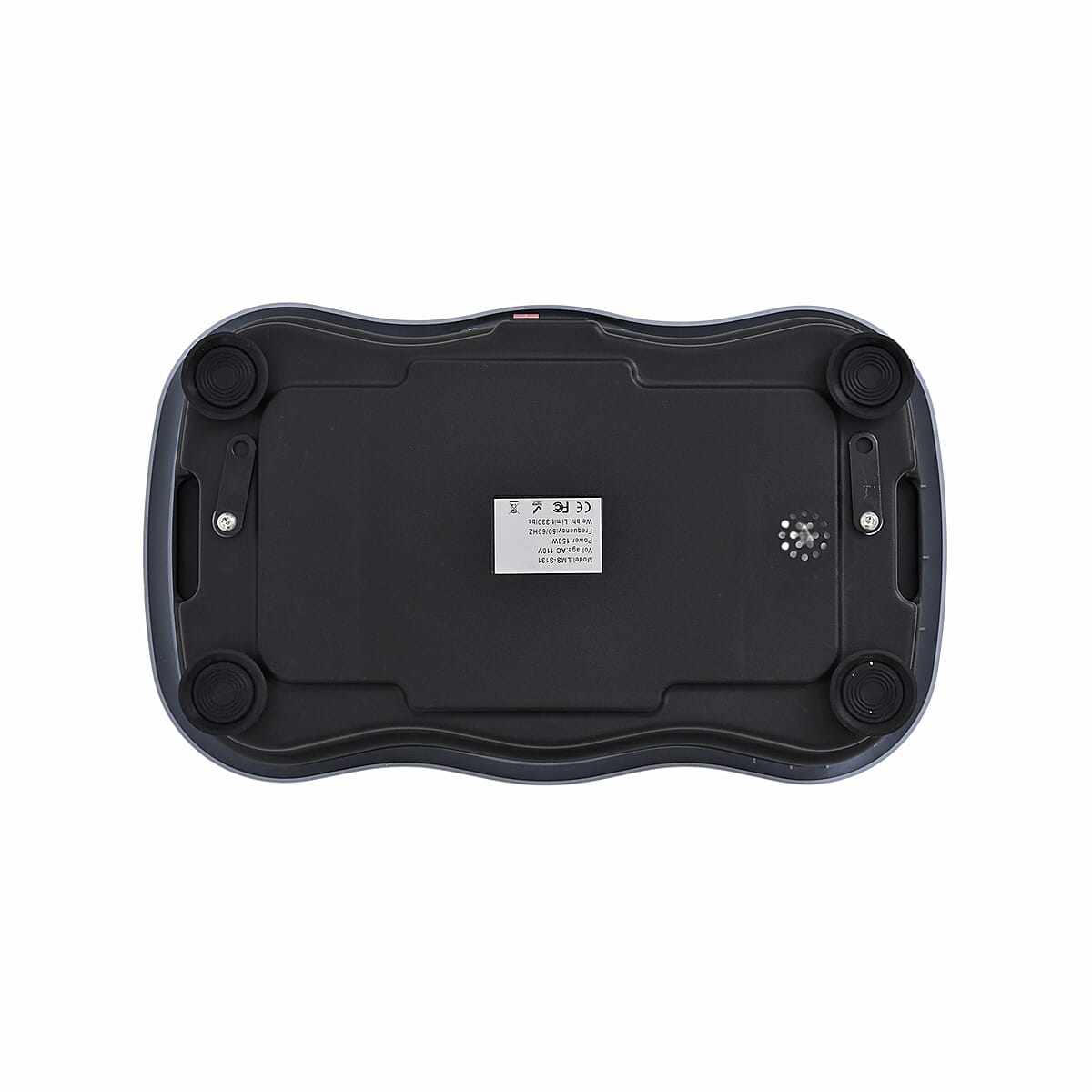 Livmore Black Fitness Vibration Plate with Remote Control image number 4