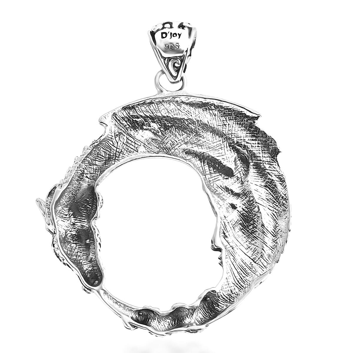 Bali Legacy Moon with Dragon Pendant in Sterling Silver 8.30 Grams image number 4