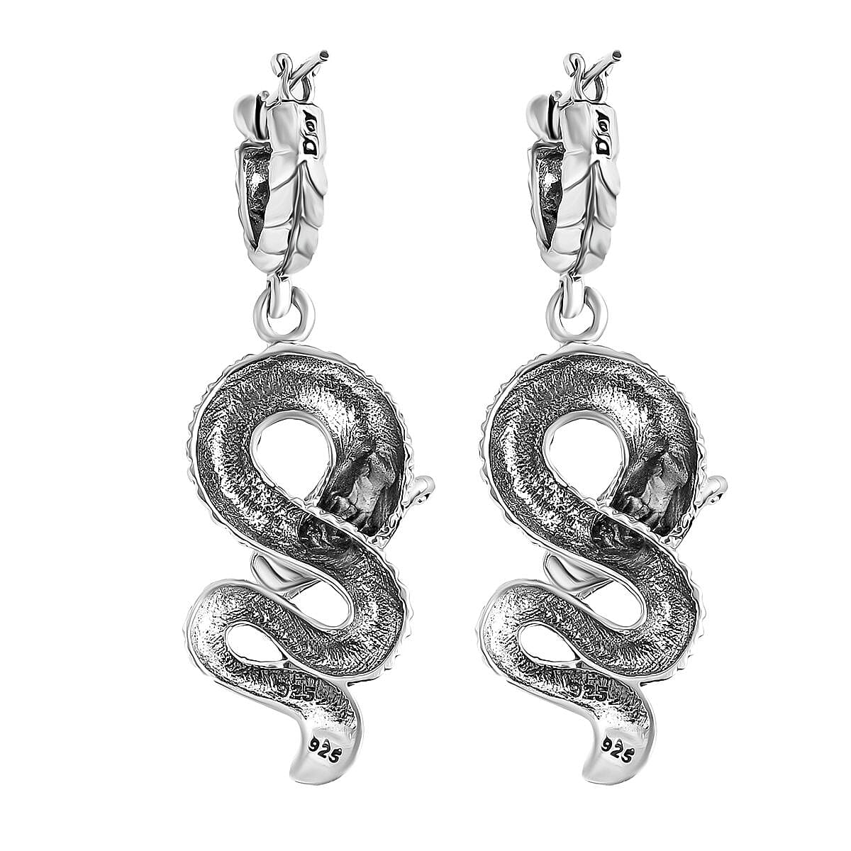 Bali Legacy Dragon Earrings in Sterling Silver 10 Grams image number 3