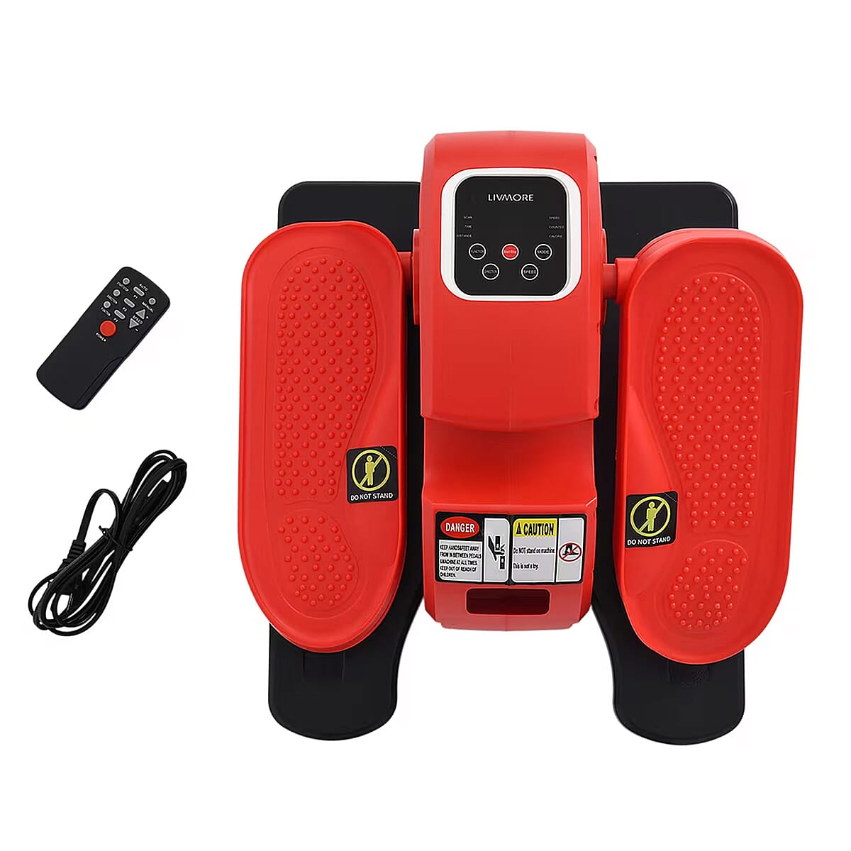 Doorbuster Livmore Red Under Desk Electric Stepper with LCD Display & Remote image number 0