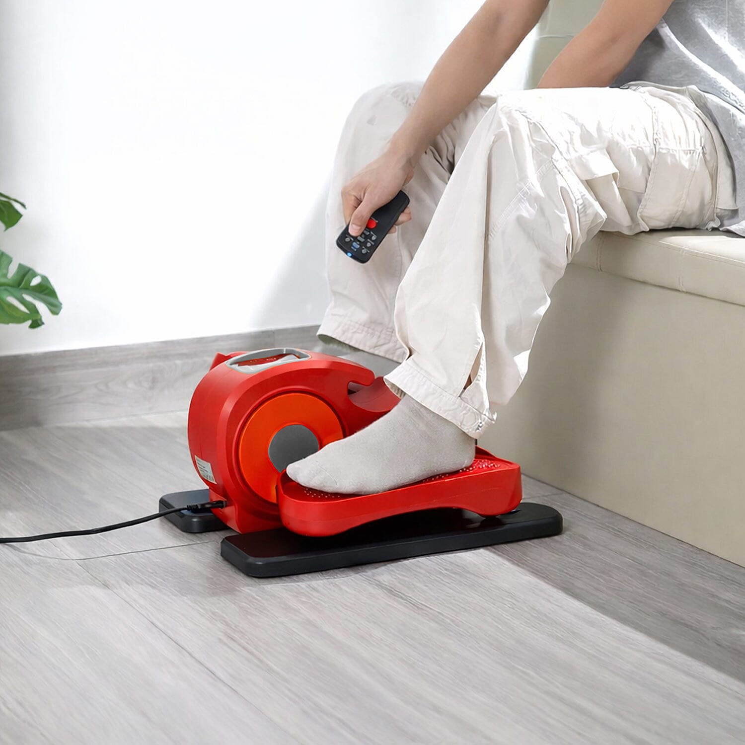 Livmore Red Electric Stepper with LCD Display & Remote