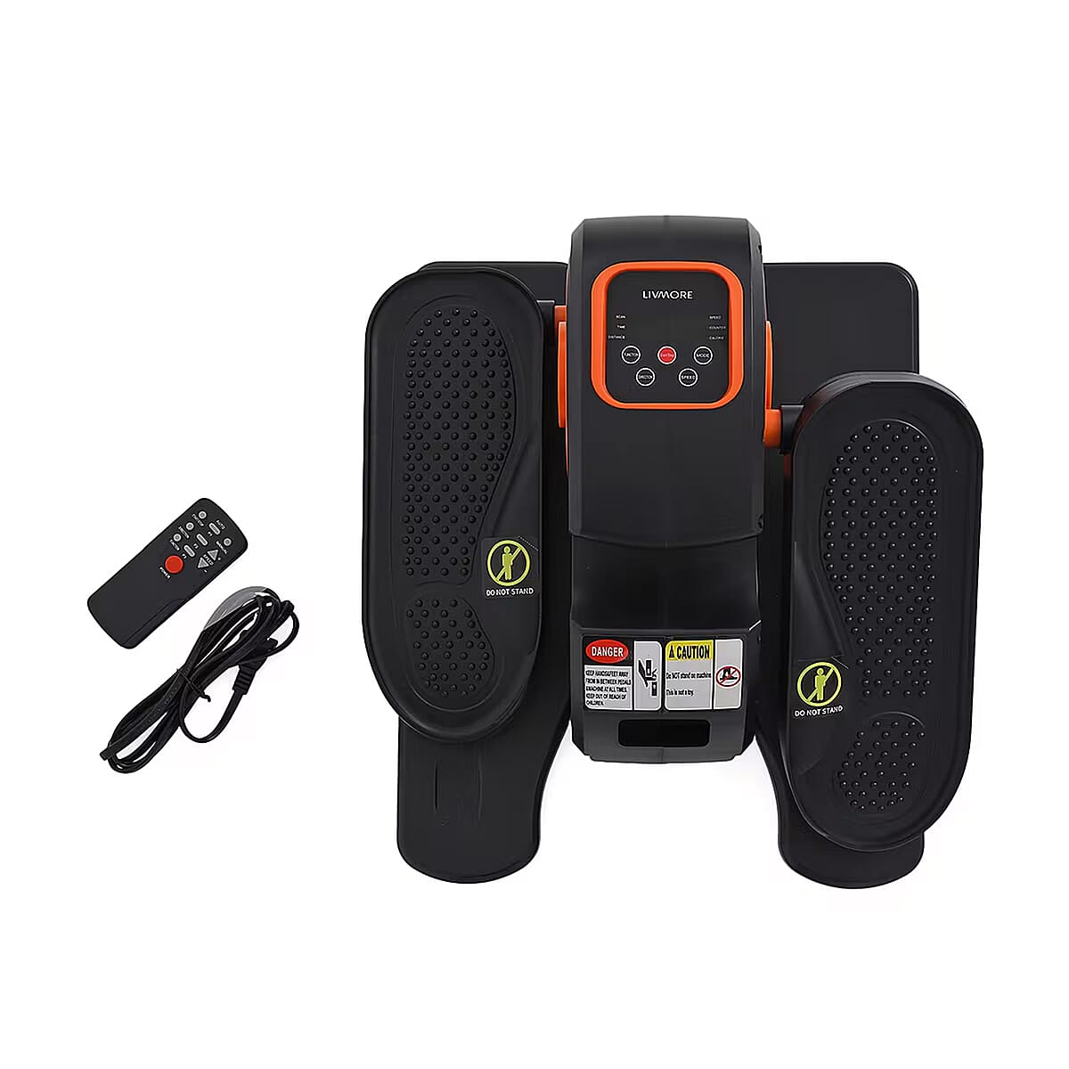 Livmore Black Electric Stepper with LCD Display & Remote image number 0