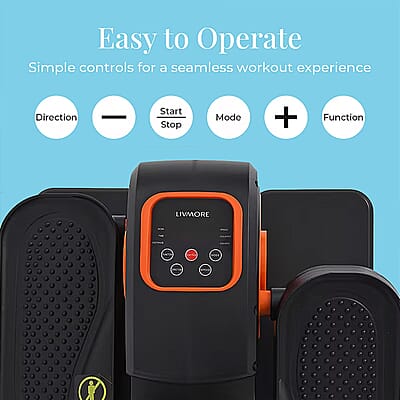 Livmore Black Electric Stepper with LCD Display & Remote