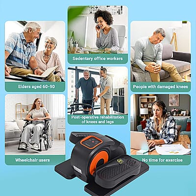 Livmore Black Electric Stepper with LCD Display & Remote