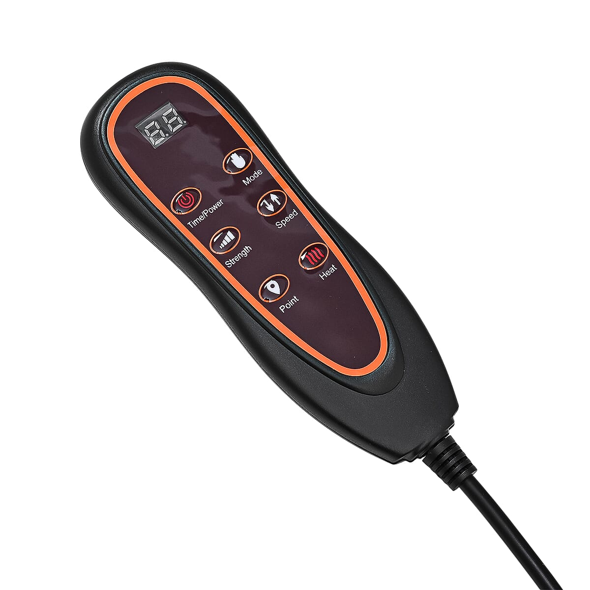 Doorbuster Livmore 3Pcs Set - Black Faux Leather Massage Mat with 20 Kneading Massage Heads and 2 Working Modes image number 7