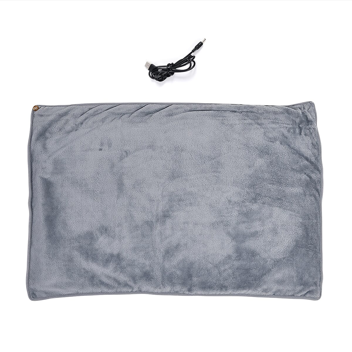 Livmore Gray Warm USB Powered Blanket image number 2