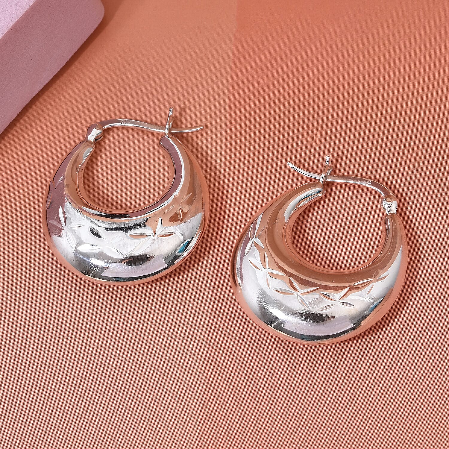 D'Joy Hoop Earrings in Sterling Silver 7.3 Gams
