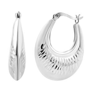 D'Joy Hoop Earrings in Sterling Silver 6.90 Grams