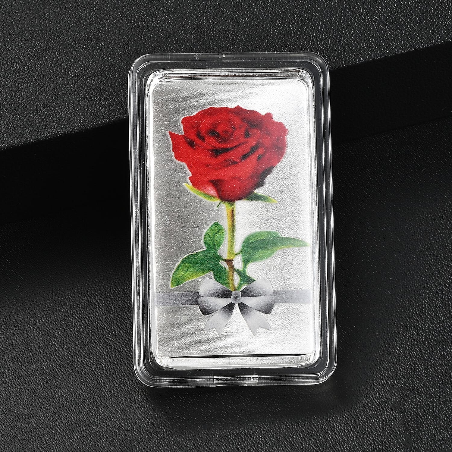 Buy 999.9 Fine Silver One Troy Ounce Bullion Forever Rose Bar 31.1