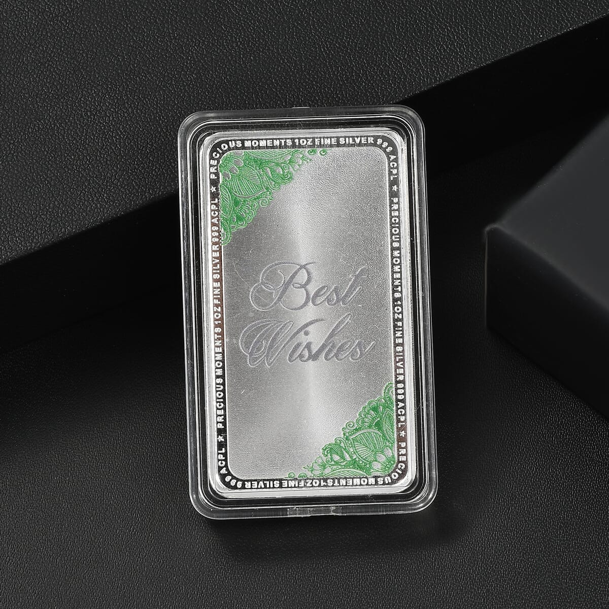 999.9 Fine Silver One Troy Ounce Bullion Forever Rose Bar 31.1 Grams image number 2