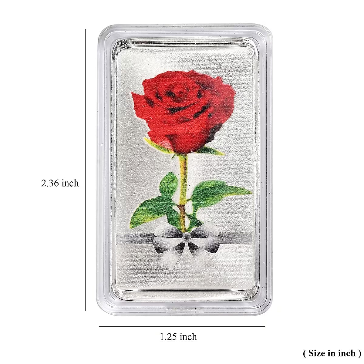 999.9 Fine Silver One Troy Ounce Bullion Forever Rose Bar 31.1 Grams image number 5
