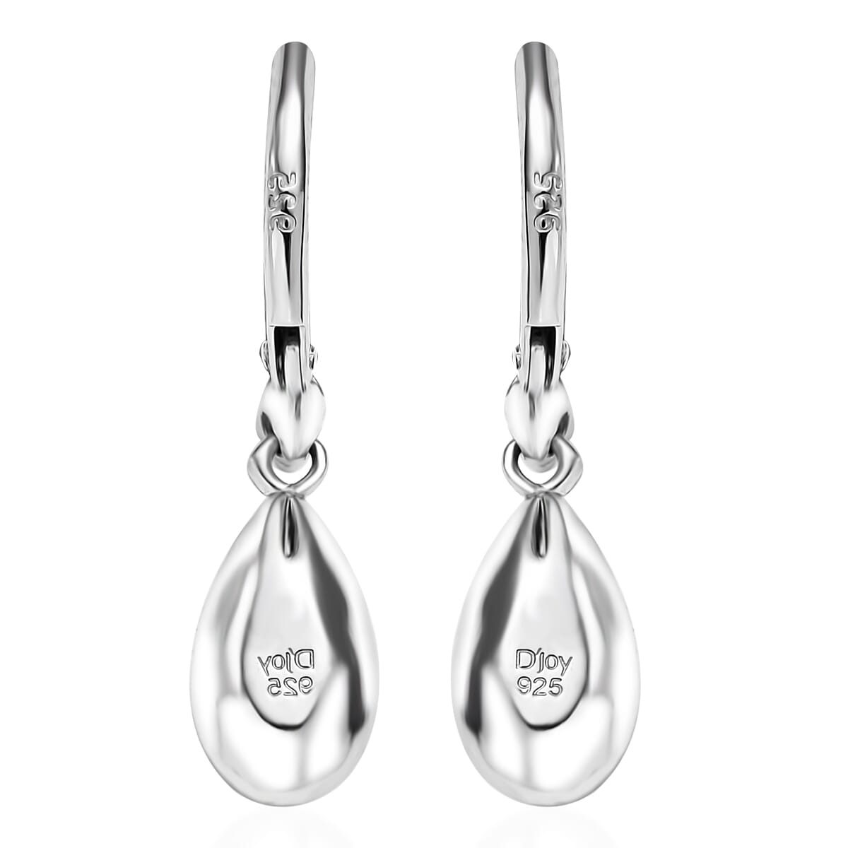 D'Joy Platinum Over Sterling Silver Falling Raindrop Earrings 5 Grams image number 5