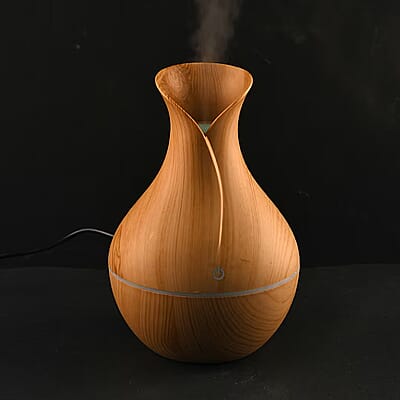 Livmore Brown Humidifier with 7 Essential Oils (100ml)