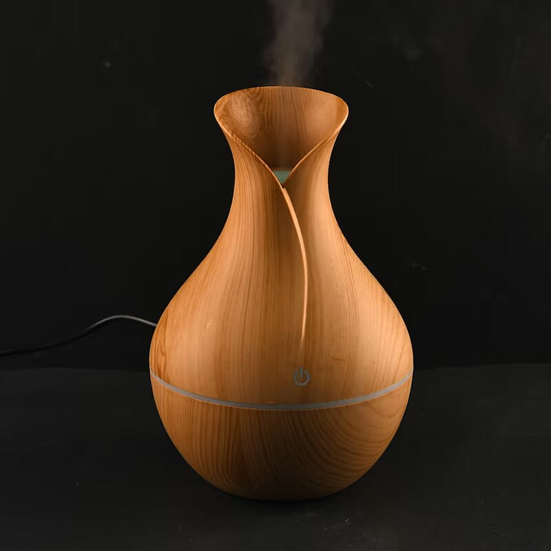 Livmore Brown Humidifier with 7 Essential Oils (100ml)