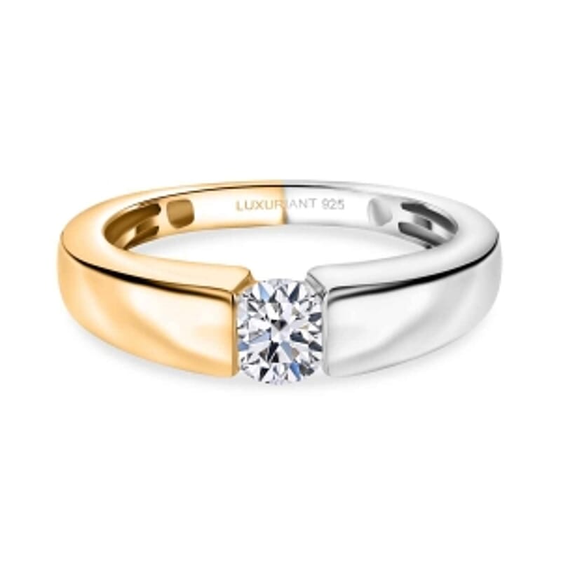 Luxuriant Lab Grown Diamond (G-H, SI) 0.50 ctw Ring in Sterling Silver (Size 8.0)