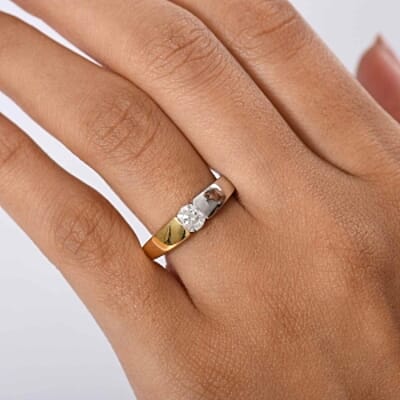 Luxuriant Lab Grown Diamond (G-H, SI) 0.50 ctw Ring in Sterling Silver (Size 8.0)