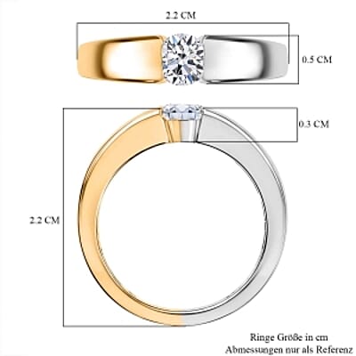 Luxuriant Lab Grown Diamond (G-H, SI) 0.50 ctw Ring in Sterling Silver (Size 8.0)