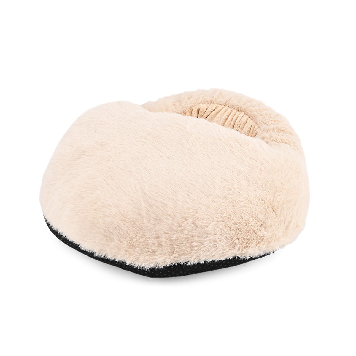 Livmore Cream Heated Plush Foot Massage Warmer image number 2