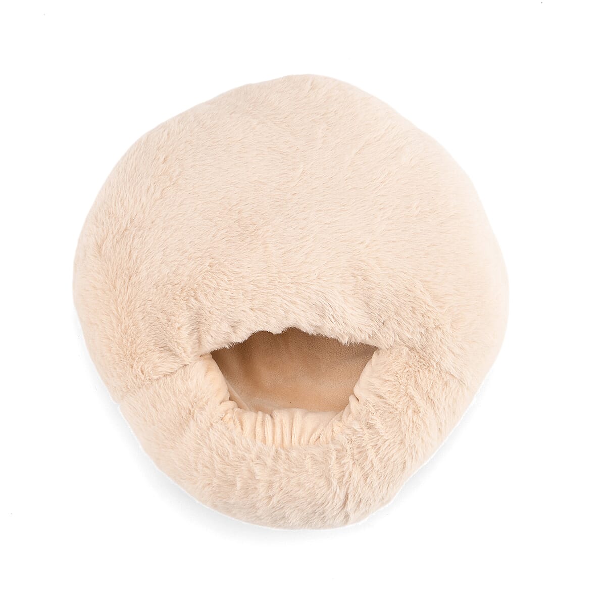 Livmore Cream Heated Plush Foot Massage Warmer image number 4