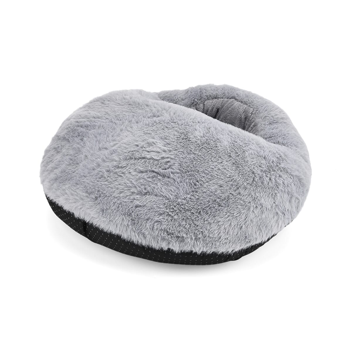 Livmore Gray Heated Plush Foot Massage Warmer  image number 2