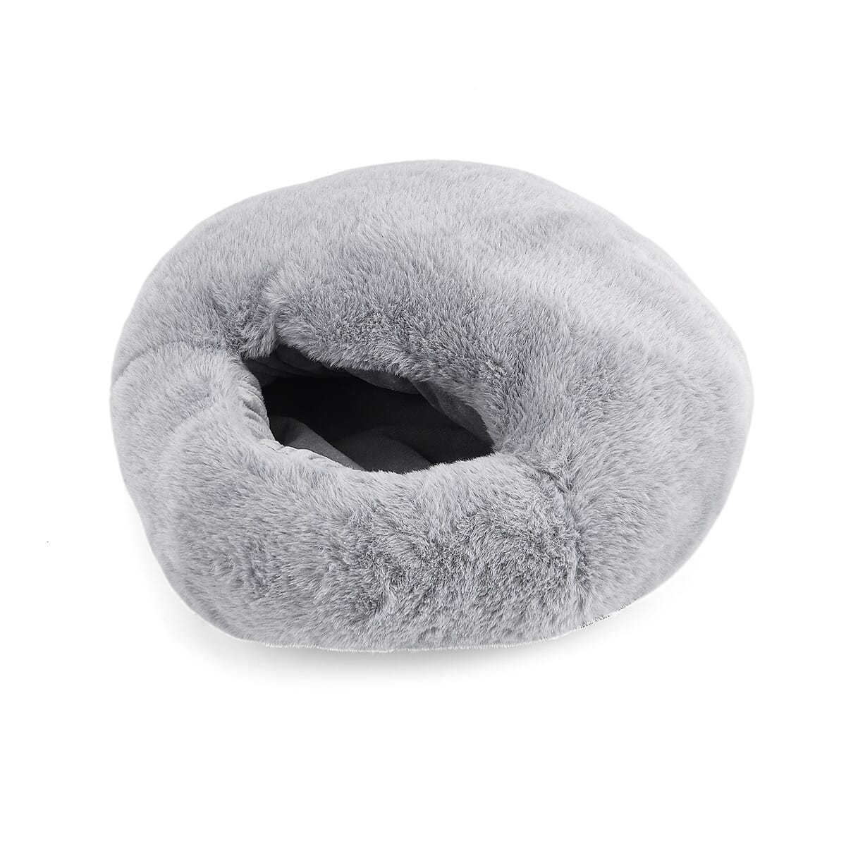 Livmore Gray Heated Plush Foot Massage Warmer  image number 3