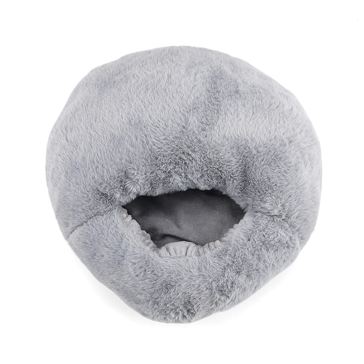 Livmore Gray Heated Plush Foot Massage Warmer  image number 4