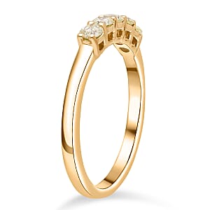 D'Joy Natural Yellow Diamond I3 0.50 ctw Ring in 18K Vermeil Yellow Gold Over Sterling Silver (Size 7.0)