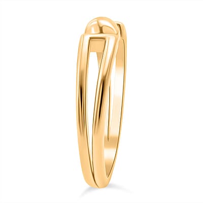 24K Yellow Gold Ring (Size 10.0) (1.16 g)