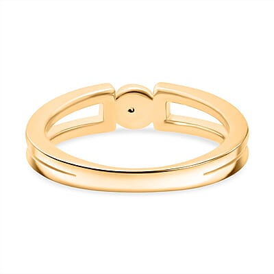 24K Yellow Gold Ring (Size 10.0) (1.16 g)