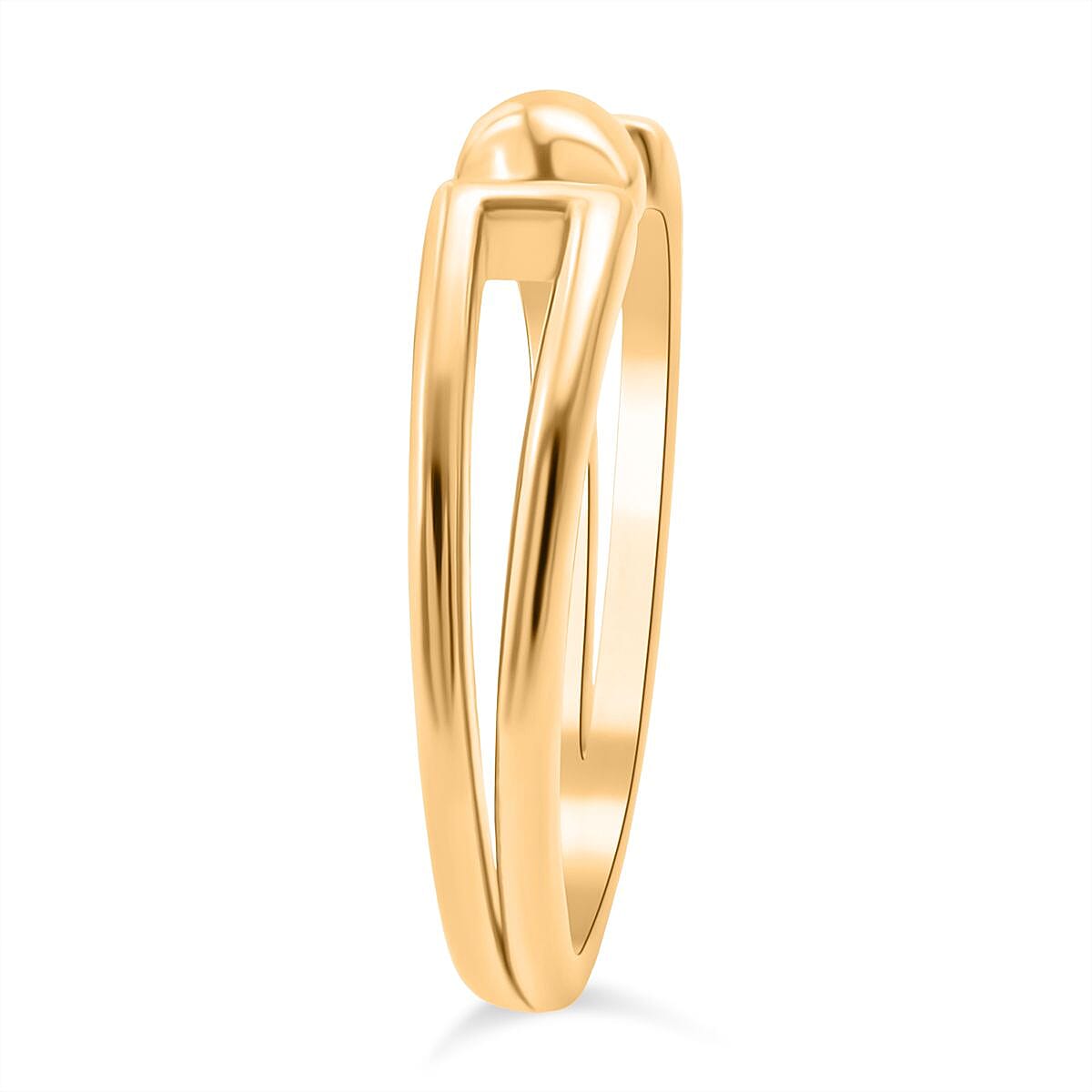 Split Shank Ring in 24K Yellow Gold (Size 6.0) 2.0 Grams