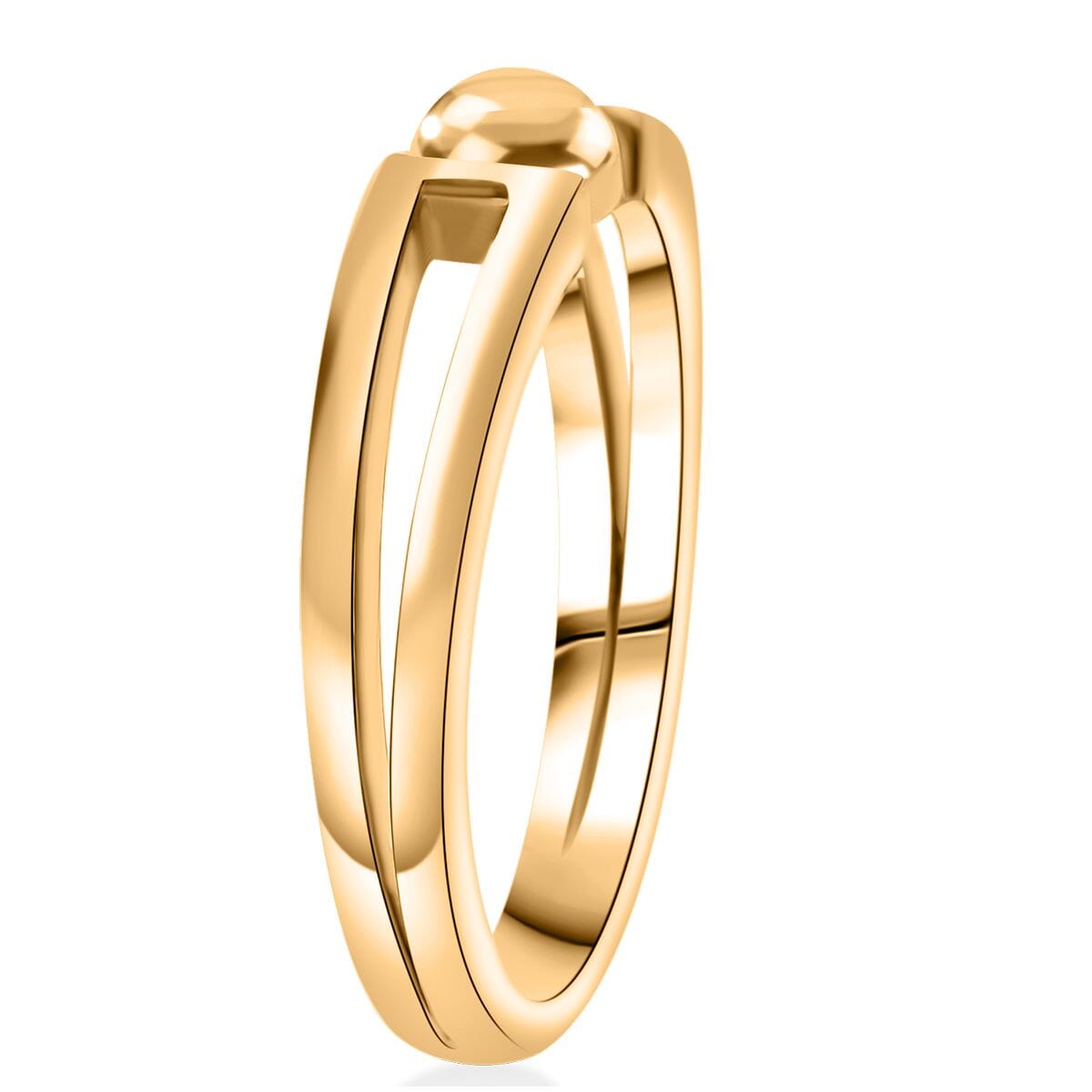 24K Yellow Gold Ring (Size 6.0) 1.16 Grams image number 3