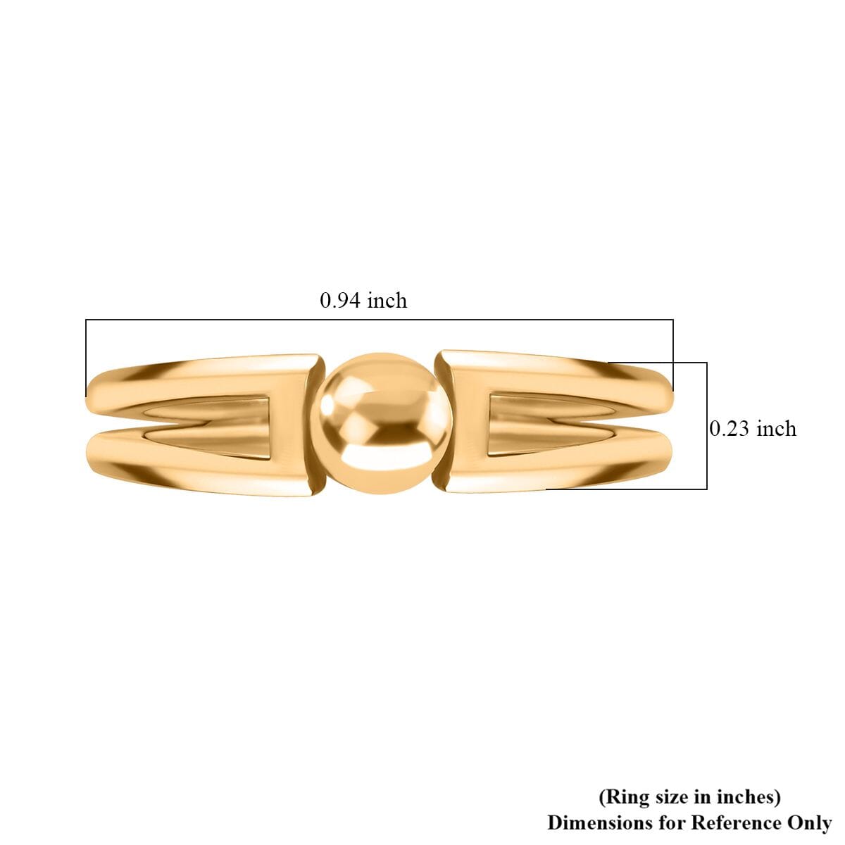 24K Yellow Gold Ring (Size 6.0) 1.16 Grams image number 5