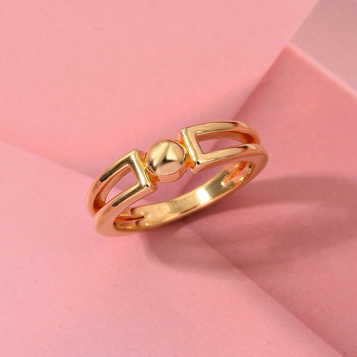 24K Yellow Gold Ring (Size 7.0) 1.16 Grams image number 1