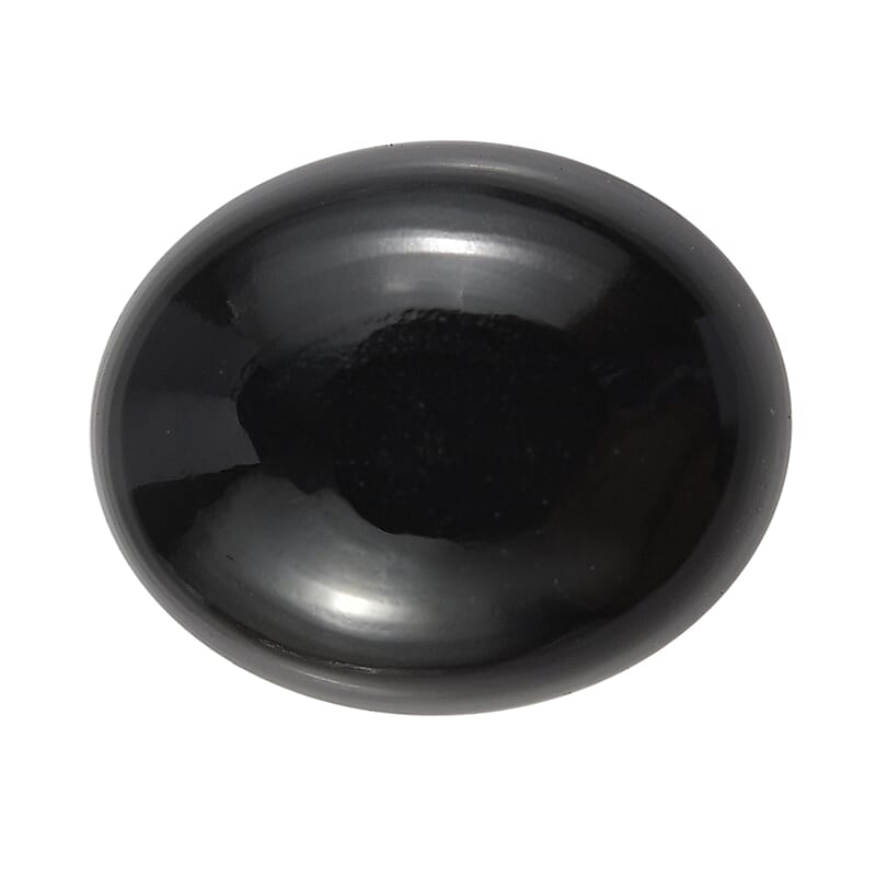 Black Onyx (Ovl 10x8 mm) 2.44 ctw Loose Gemstone
