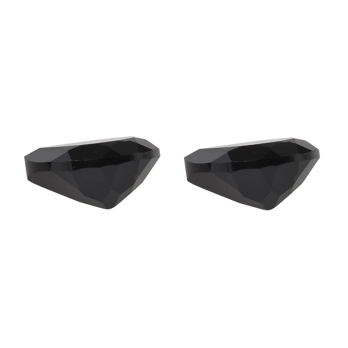 Black Onyx Set of 2 (Pear 7x5 mm) 1.06 ctw image number 2