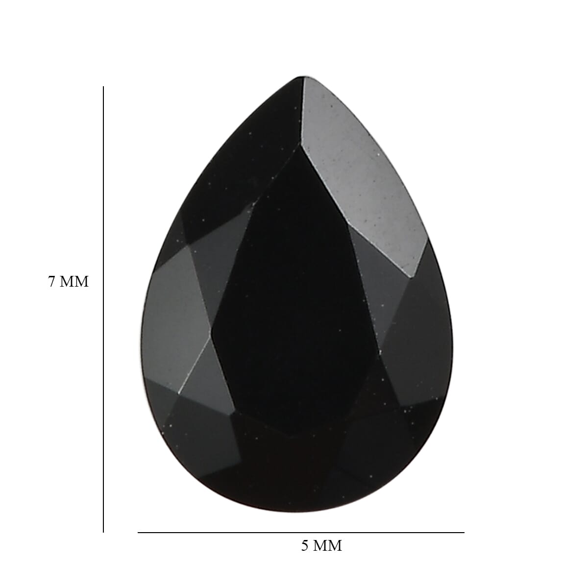 Black Onyx Set of 2 (Pear 7x5 mm) 1.06 ctw image number 4