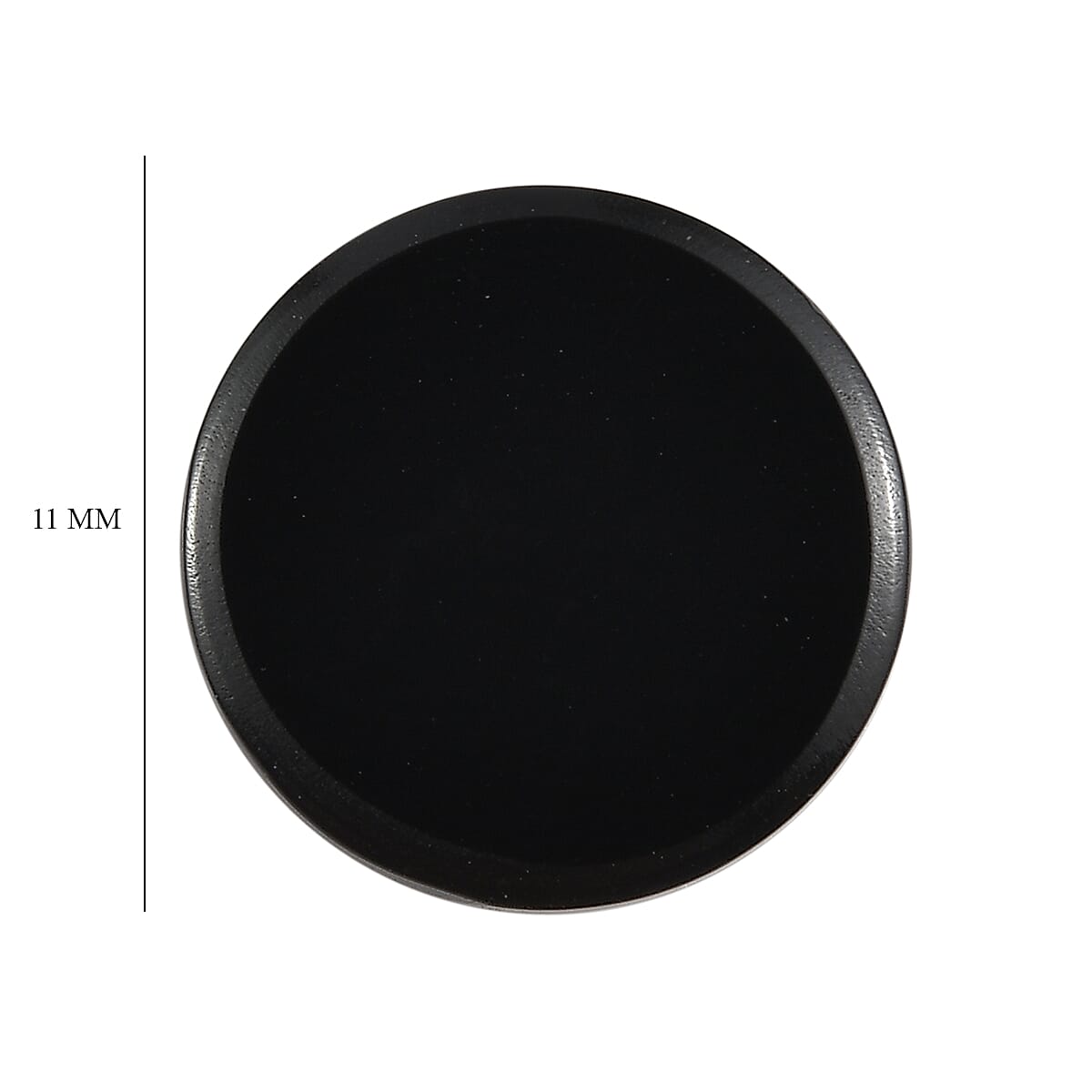 Black Onyx (Rnd 11 mm) 2.18 ctw Loose Gemstone
