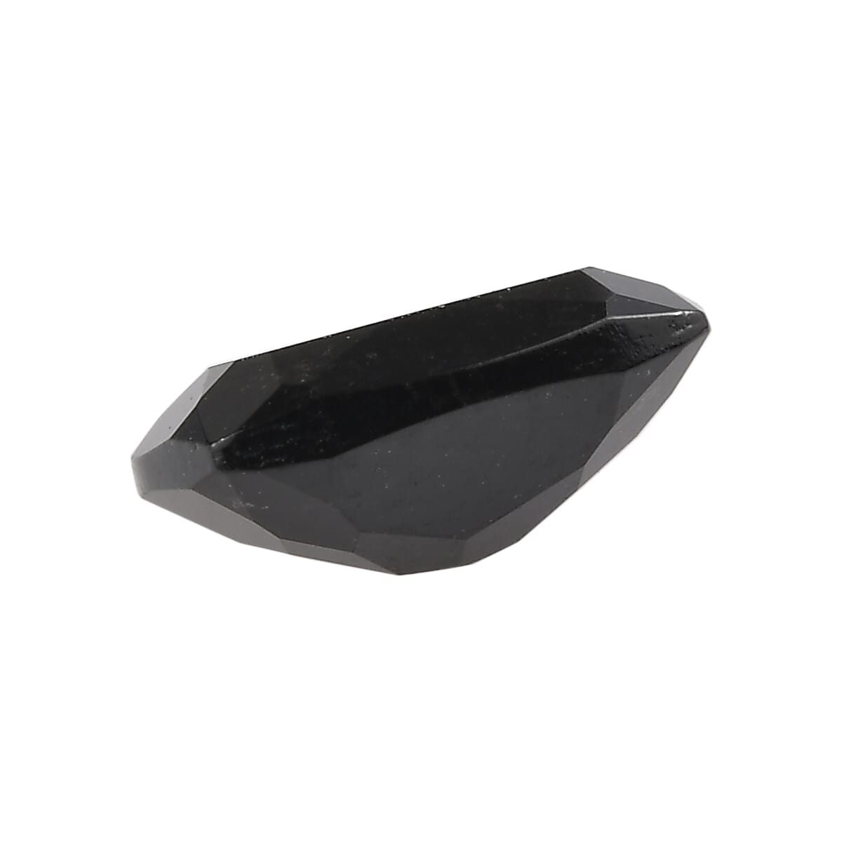 Black Tourmaline (Cush 7x5 mm) 0.82 ctw Loose Gemstone image number 2