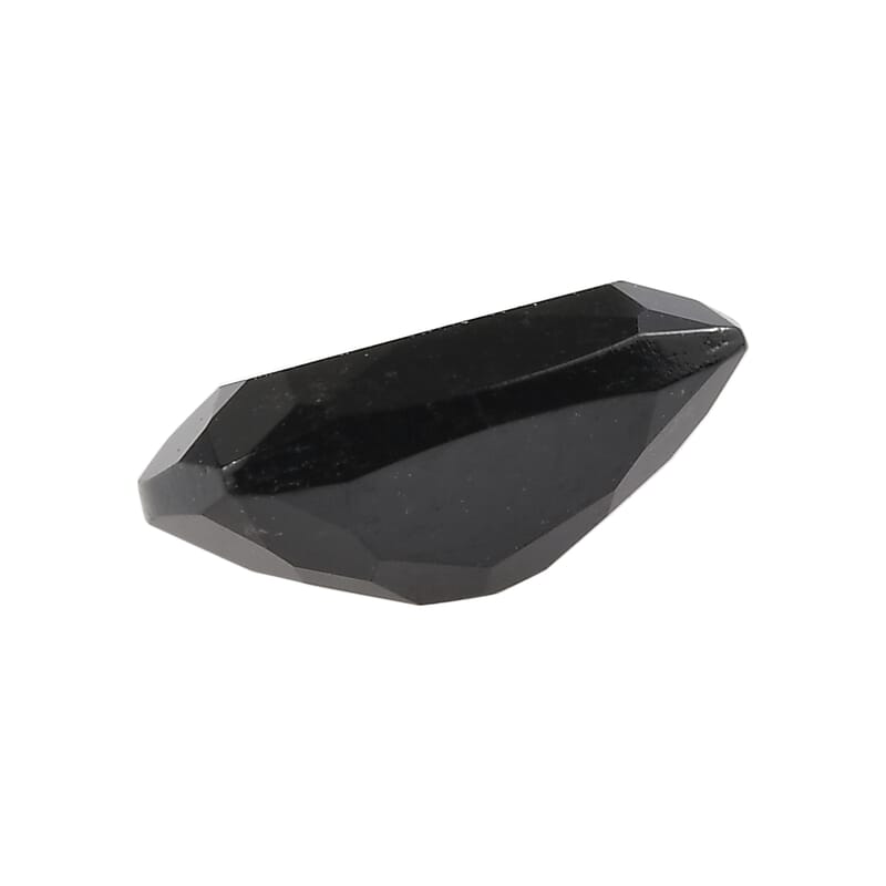 Black Tourmaline (Cush 7x5 mm) 0.82 ctw Loose Gemstone