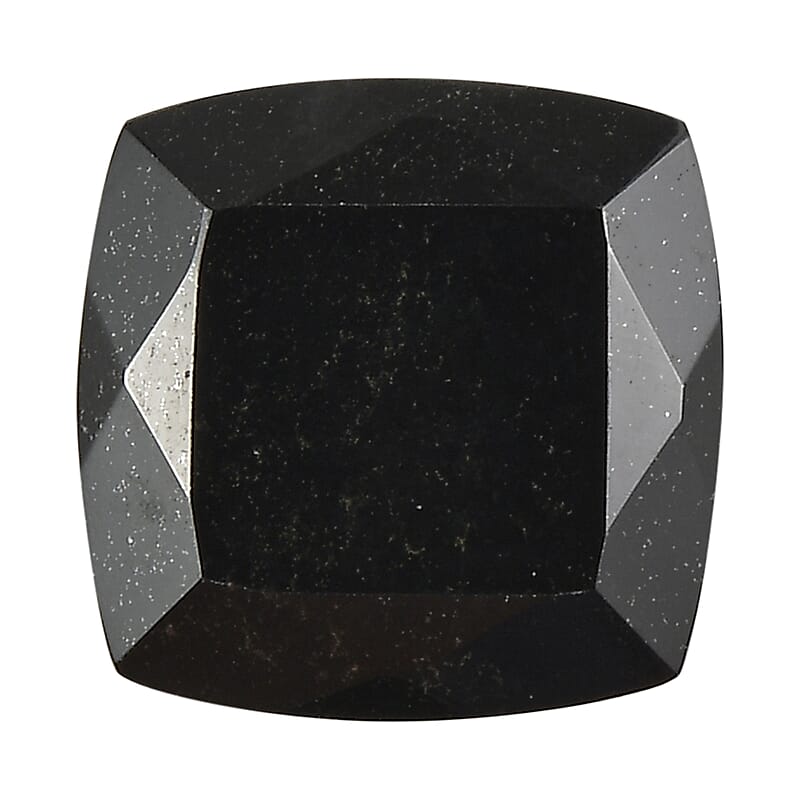 Black Tourmaline (Cush 7x7 mm) 1.52 ctw Loose Gemstone