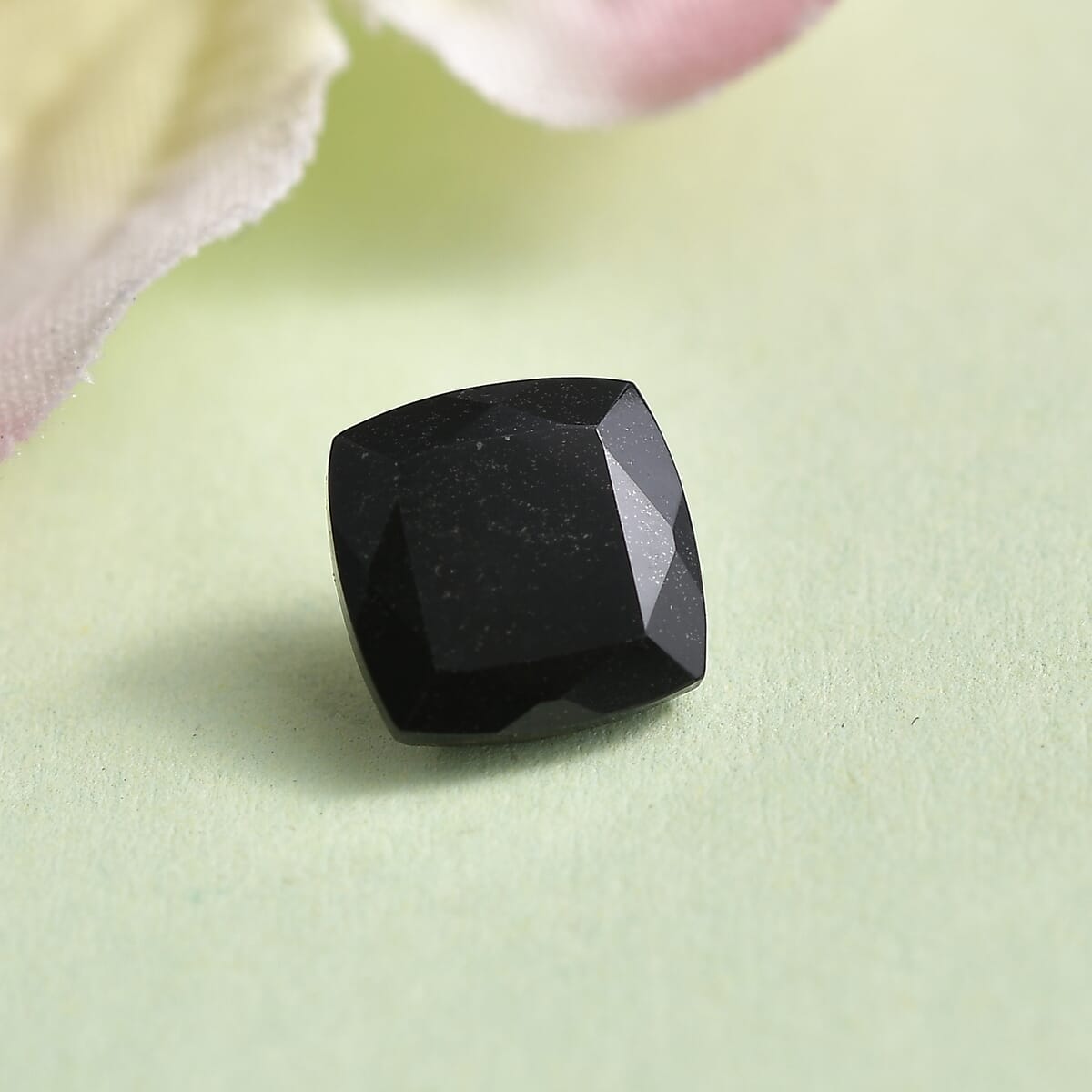 Black Tourmaline (Cush 7x7 mm) 1.52 ctw image number 1