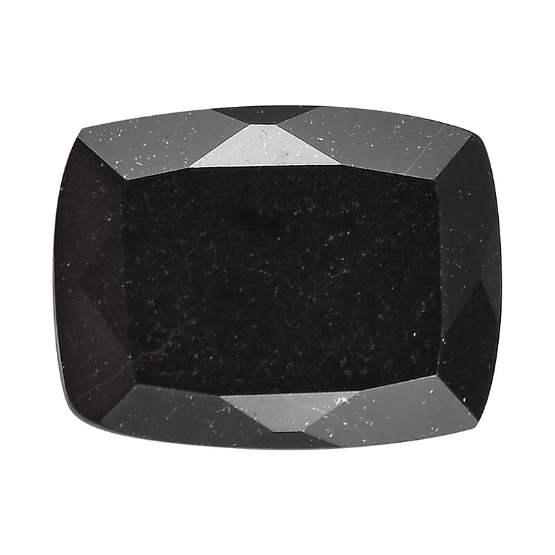 Black Tourmaline (Cush 8x6 mm) 1.30 ctw Loose Gemstone